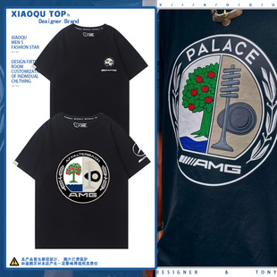 T恤宽松纯棉夏 Palace AMG 21SS Emblem Tee苹果树奔驰AMG联名短袖