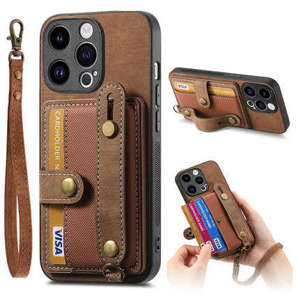 小米14pro适用13 Ultra卡包12 Lite支架11T纯色pro手绳note10全包poco m5s插卡x5pro男士civi2女生11x防摔12t