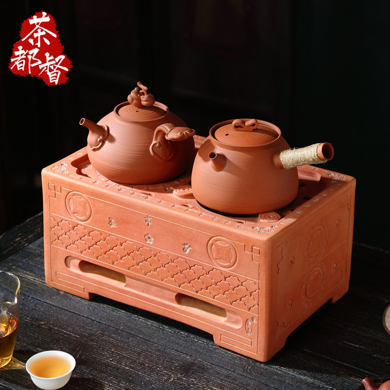 非遗传承副榜炉特大号双层双炉柜