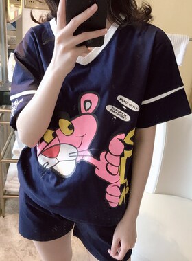 两件套韩版学生性感时尚家居服