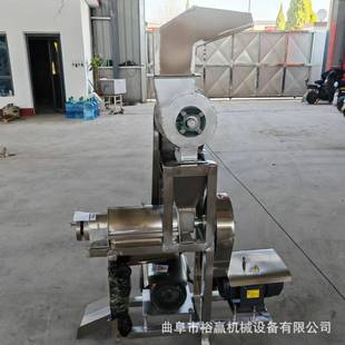 大型菠萝粉碎榨汁机 余甘子橄榄去核挤汁机 多功能柠檬压汁设备