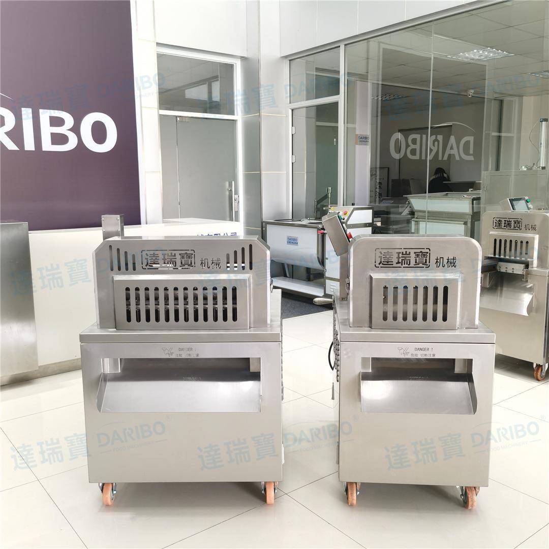 商用自动不锈钢切丁机 达瑞宝冻肉切块剁块机猪肋排五花肉切割机