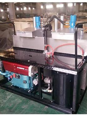 1200L 液化气热熔釜 燃料划线一体机 油气两用热熔釜