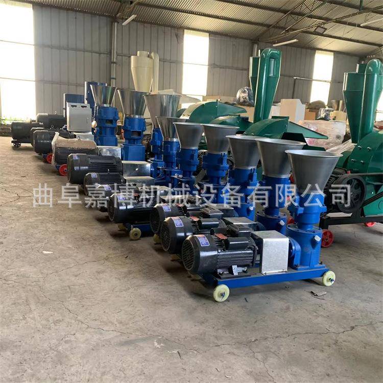 2025养殖鸡鸭鹅饲料颗粒机 200型平模造粒机 玉米草麦麸颗粒机