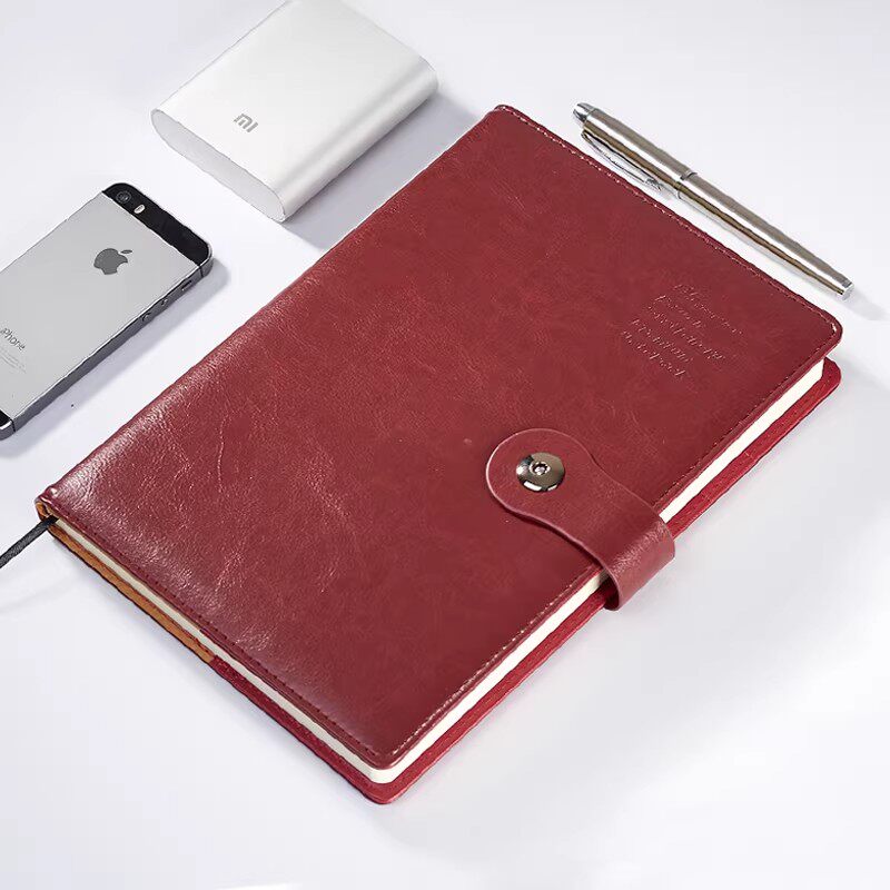 bowen博文经典时尚商务会议笔记本办公文具用品B5鸡眼扣日程记