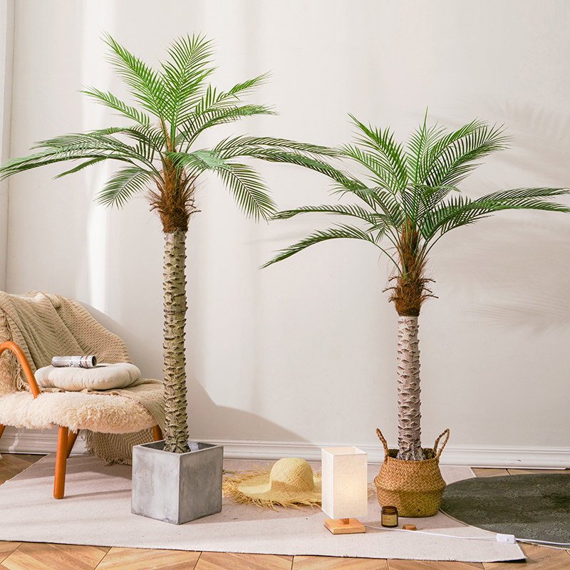 大型仿真针葵棕榈树绿植假树仿生植物室内客厅造景观装饰落地盆栽