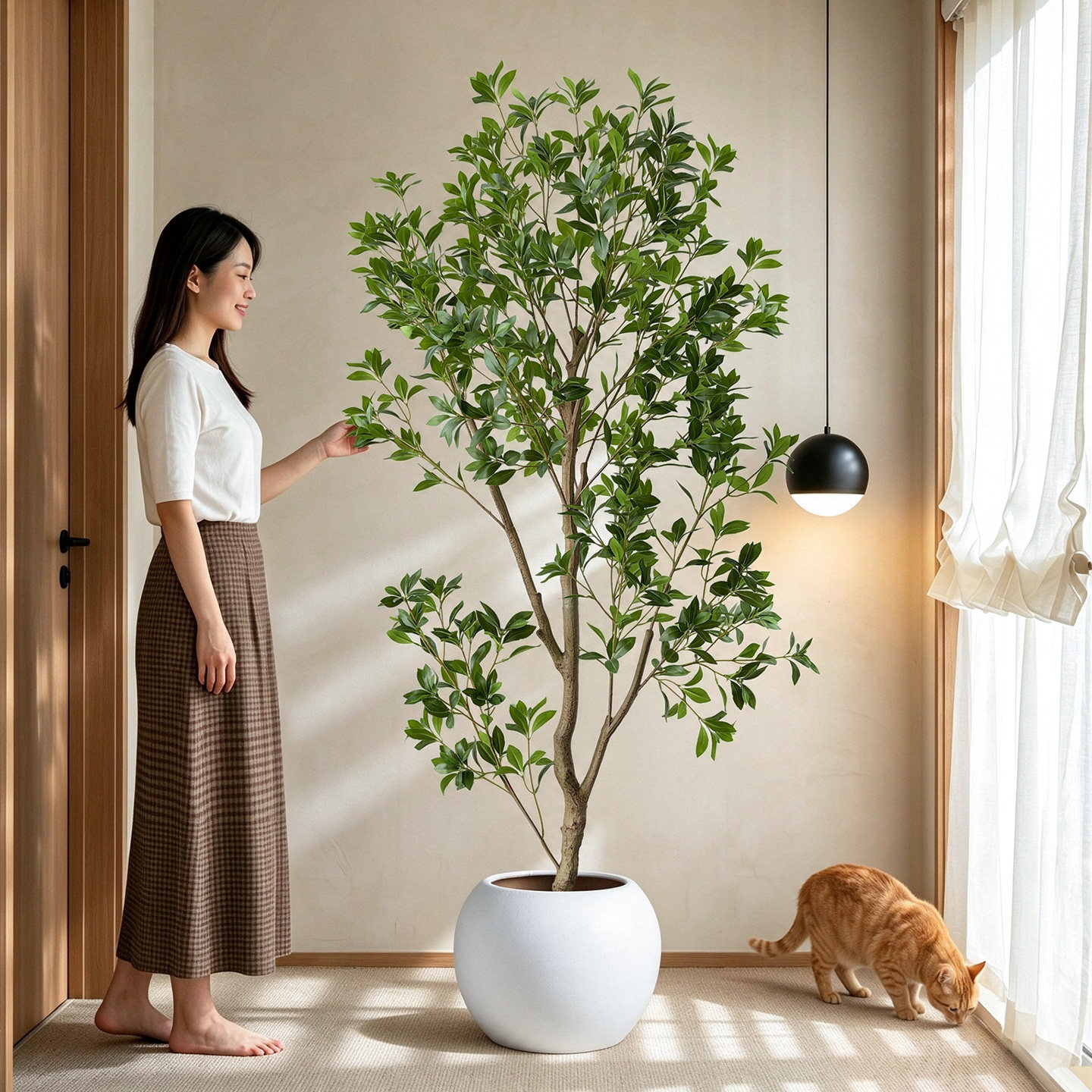 轻奢室内仿真马醉木假树摆件