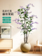 彷真垂丝茉莉室内高端轻奢大型落地摆件装 饰树高级感彷生植物盆栽