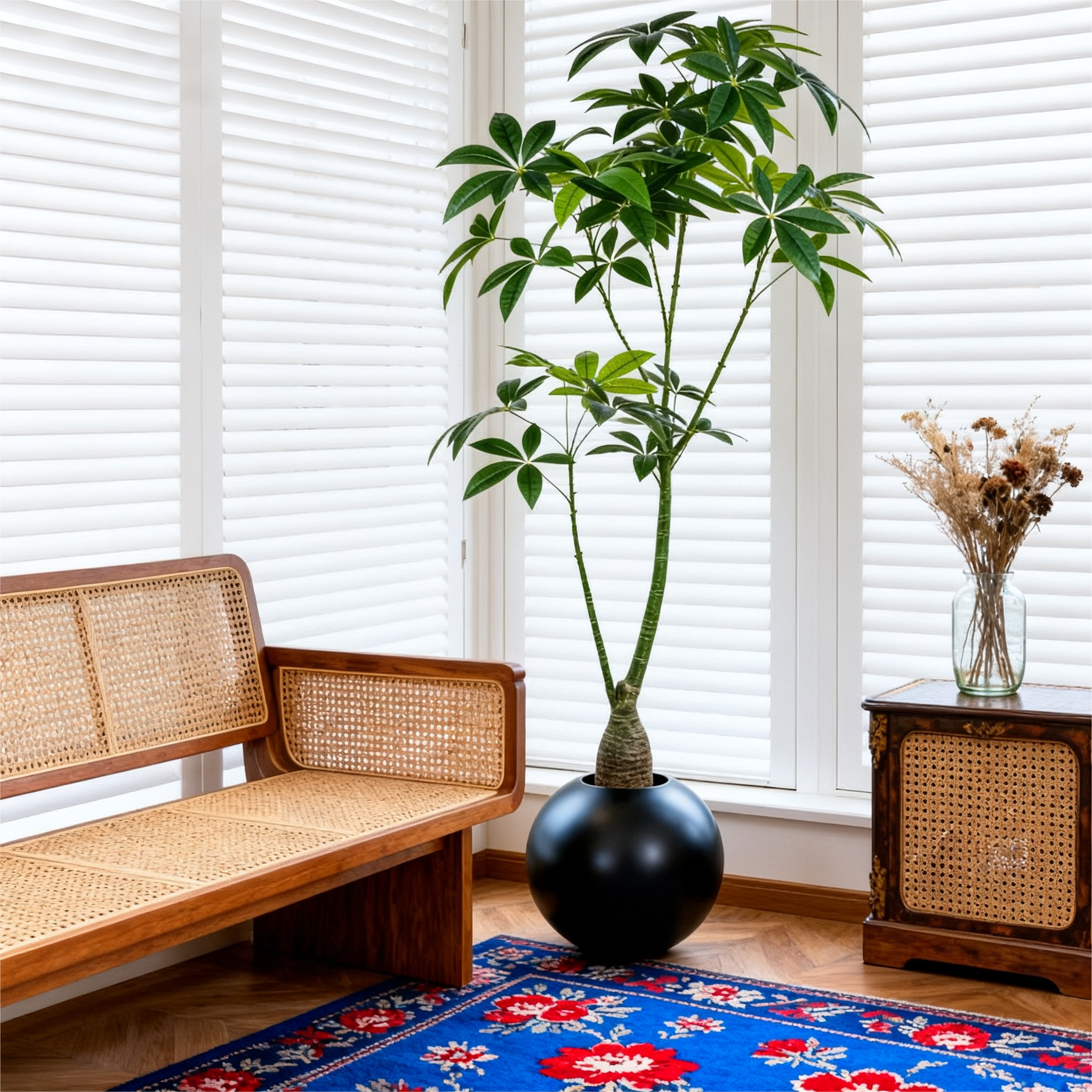 仿真绿植发财树室内客厅高端轻奢装饰盆栽摆件树大型落地仿生植物