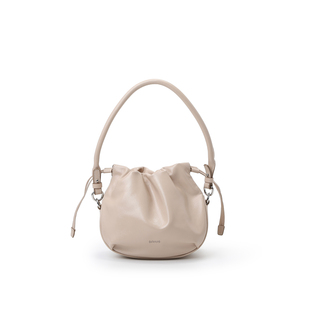 RABEANCO桦碧PETAL云朵包牛皮单肩包女大容量斜挎包褶皱手提包