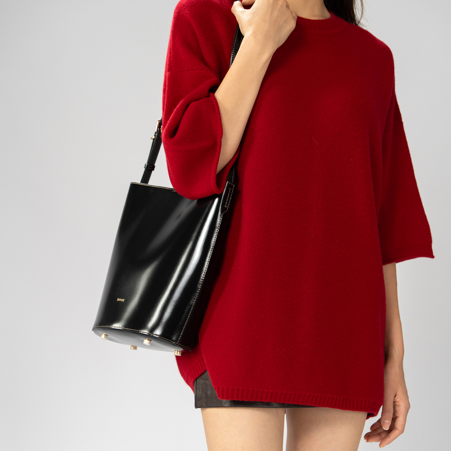 RABEANCO桦碧VERA DEMI水桶包女单肩包大容量斜挎小众设计通勤包