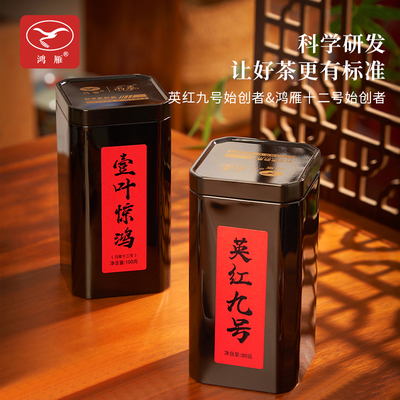 【促销款】鸿雁英德红茶英红九号浓香型80g（赠鸿雁十二号100g）