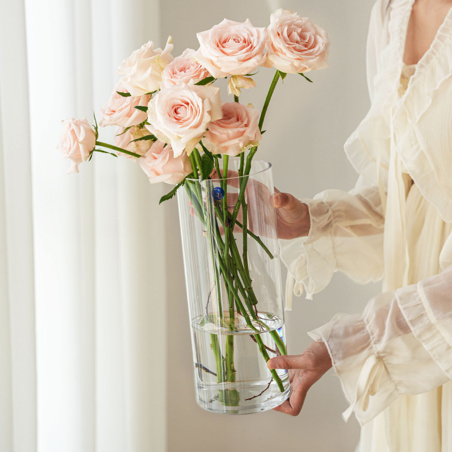 花瓶高级感简约透明玻璃水养鲜花绿植大口径水培器皿客厅插花摆件,鲜花速递/花卉仿真/绿植园艺,花瓶,淘宝优惠券,粉丝福利购,淘宝优惠卷