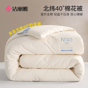 洁丽雅新疆棉花被被子冬季 加厚被芯冬被空调被单人春秋夏凉被夏被