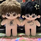 正版 同人王楚钦孙颖莎属性棉花娃娃20cm旺旺钦妙妙莎玩偶周边礼物