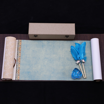 隆琦创意签名卷轴送签字笔