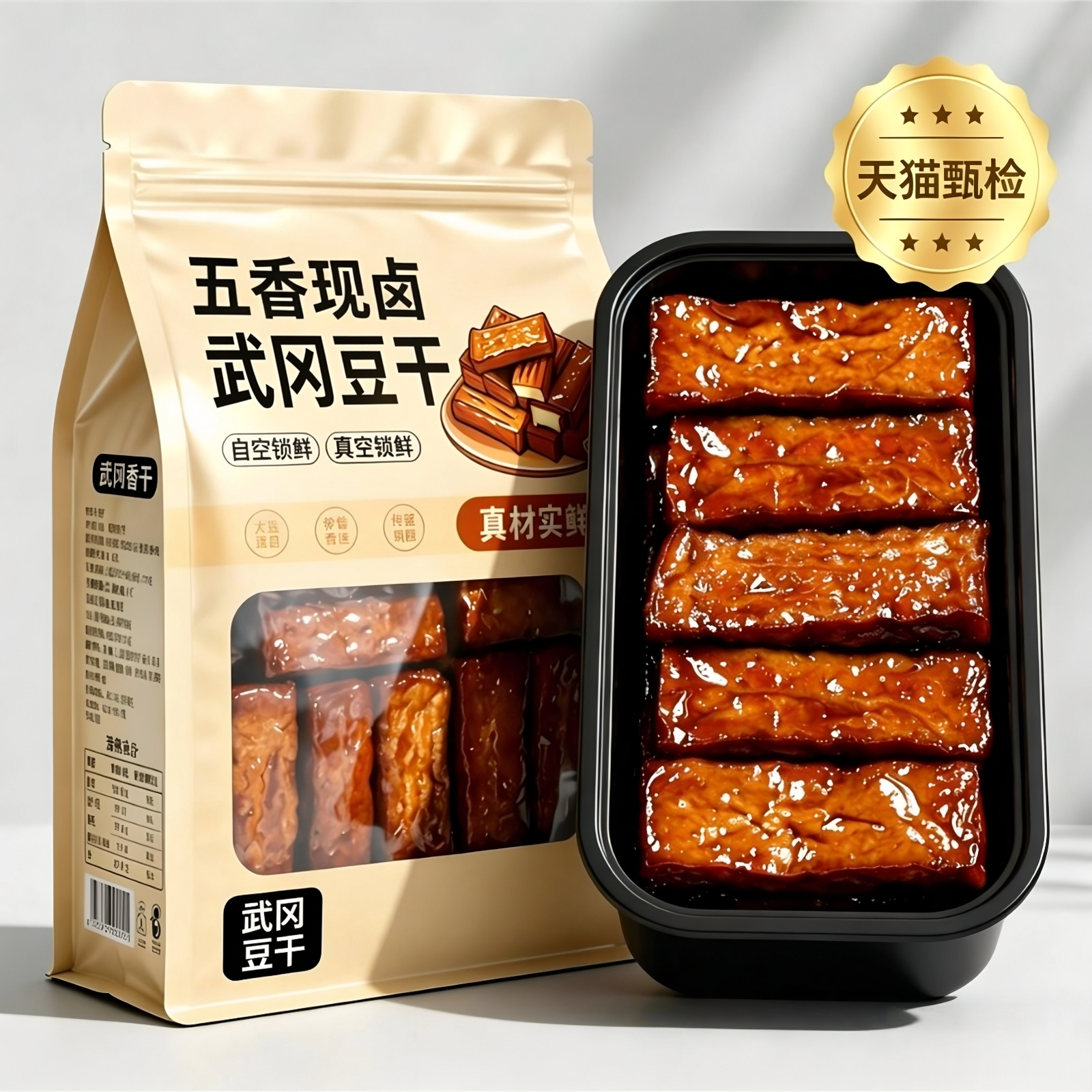 湖南武冈特产武冈豆腐干官方旗舰店香辣豆腐干攸县香干卤菜真空包