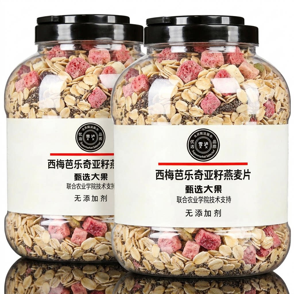 有机西梅芭乐奇亚籽燕麦片官方旗舰店正品无糖低脂酸奶水果无添加图片