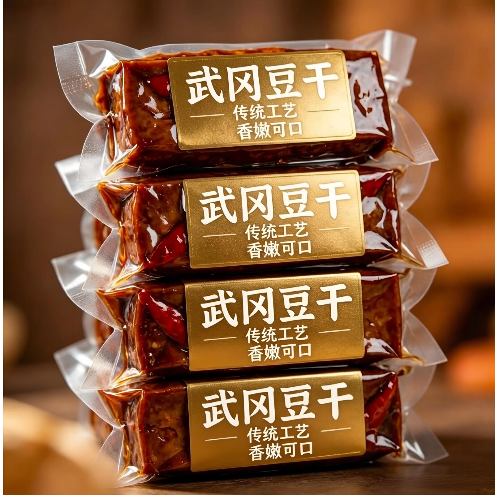 湖南武冈特产武冈豆腐干官方旗舰店香辣豆腐干攸县香干卤菜真空包
