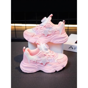 小 江博士 官女童鞋子2026新款冬季女孩公主老爹鞋加绒棉鞋中大童