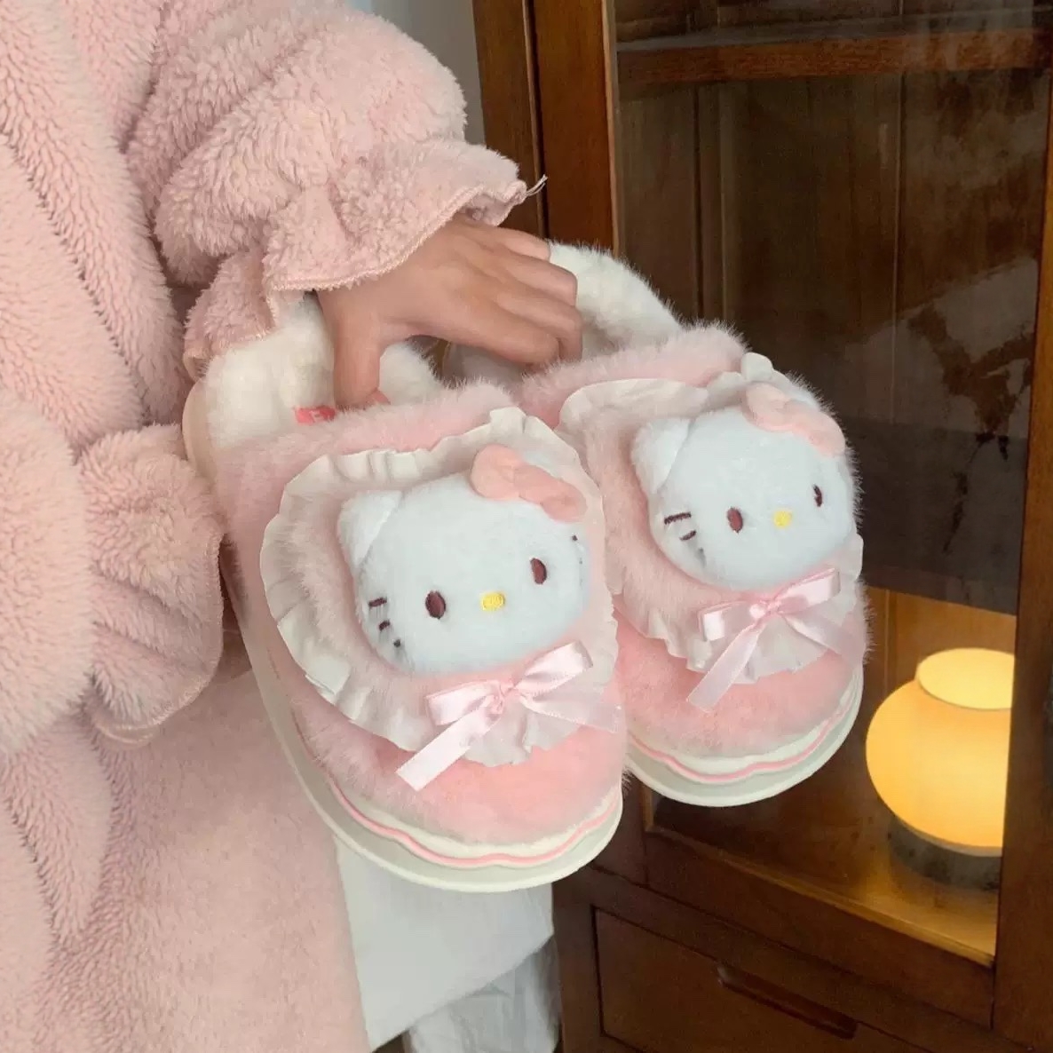 儿童棉拖鞋女童2025冬季新款