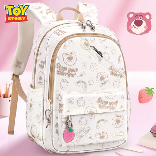 Дисней, сверхлегкий ранец, сумка через плечо для школьников, клубника со сниженной нагрузкой, 2024 года, новая коллекция