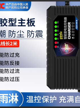 电动车充电器48V60V72V智能自动断电爱玛雅迪台铃20A电瓶三轮通用