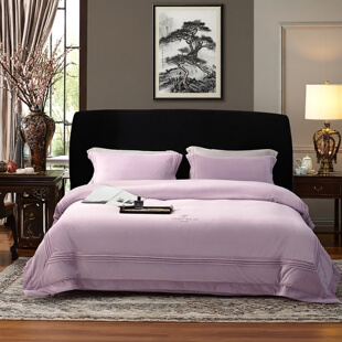 轻奢高级感牛奶绒毛绒四件套加绒冬季加厚法兰绒a类母婴级超柔软