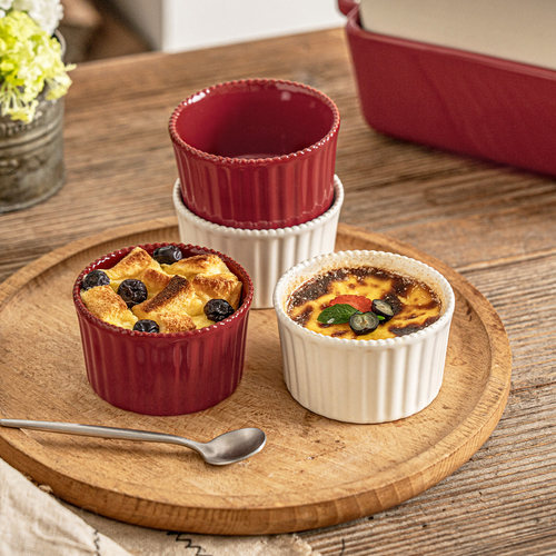 LePantry烤碗陶瓷小碗舒芙蕾杯烘焙布丁杯甜品杯耐高温餐厅小吃碗