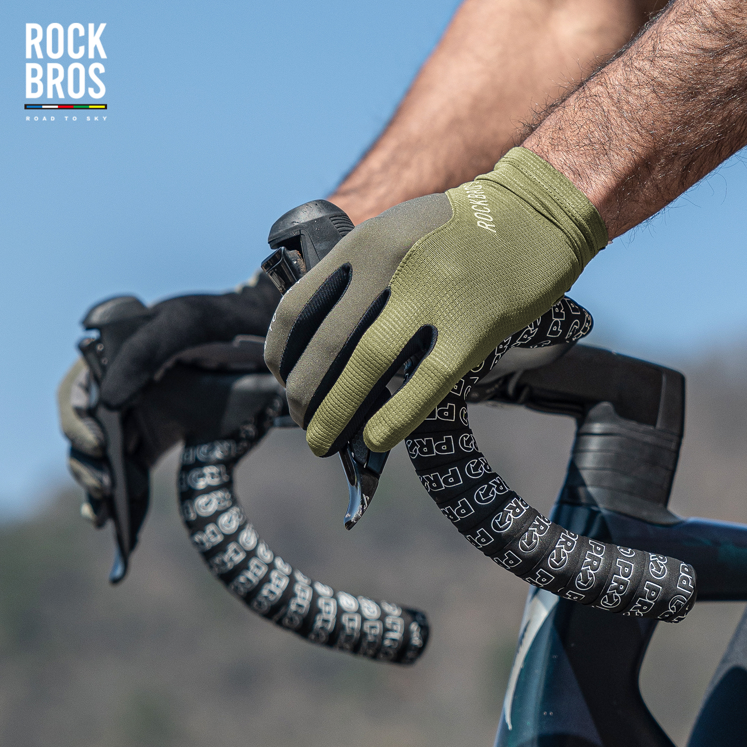 洛克兄弟長途透氣防曬騎行手套