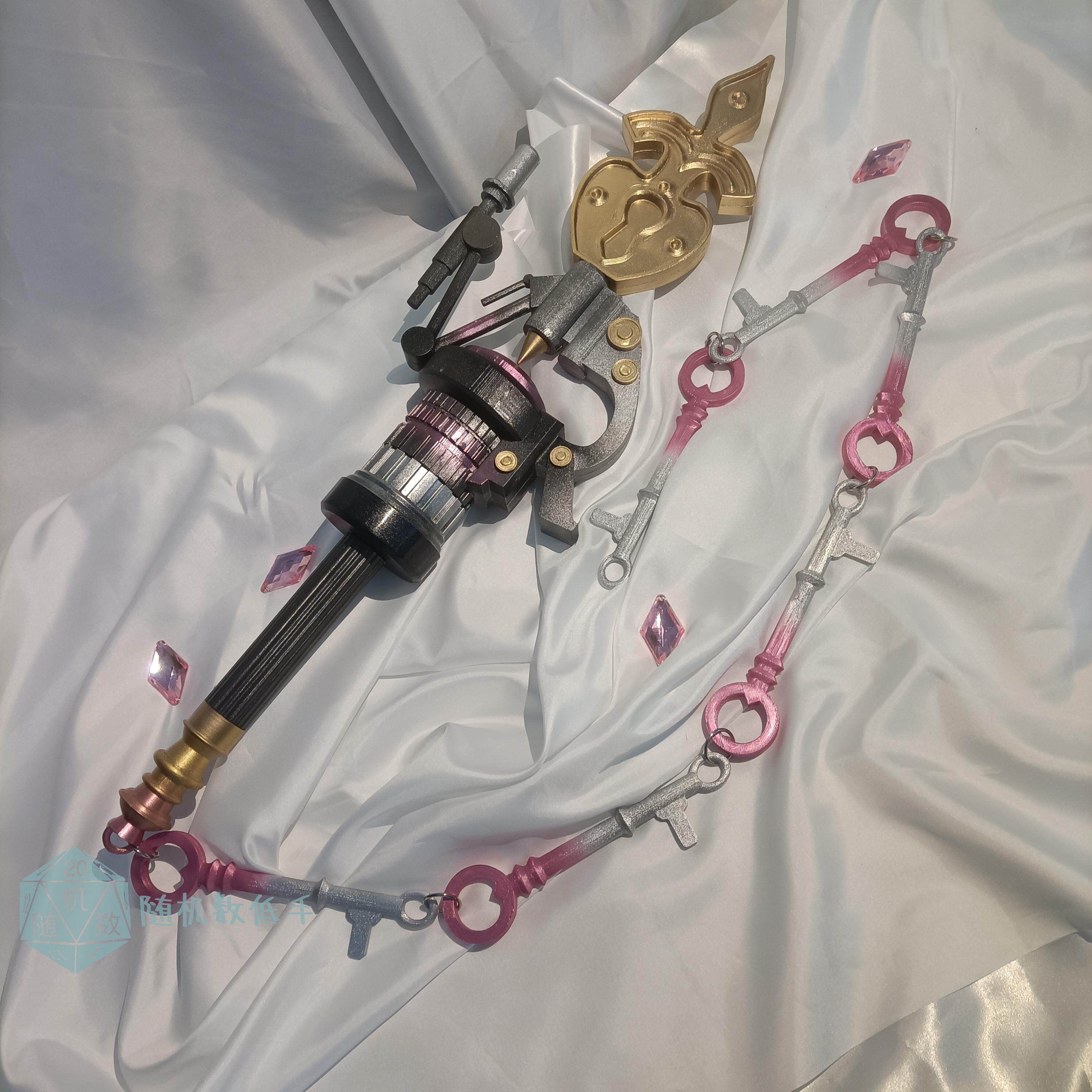 明日方舟cos道具 妮芙法杖 熔炉还魂记 cosplay 法杖