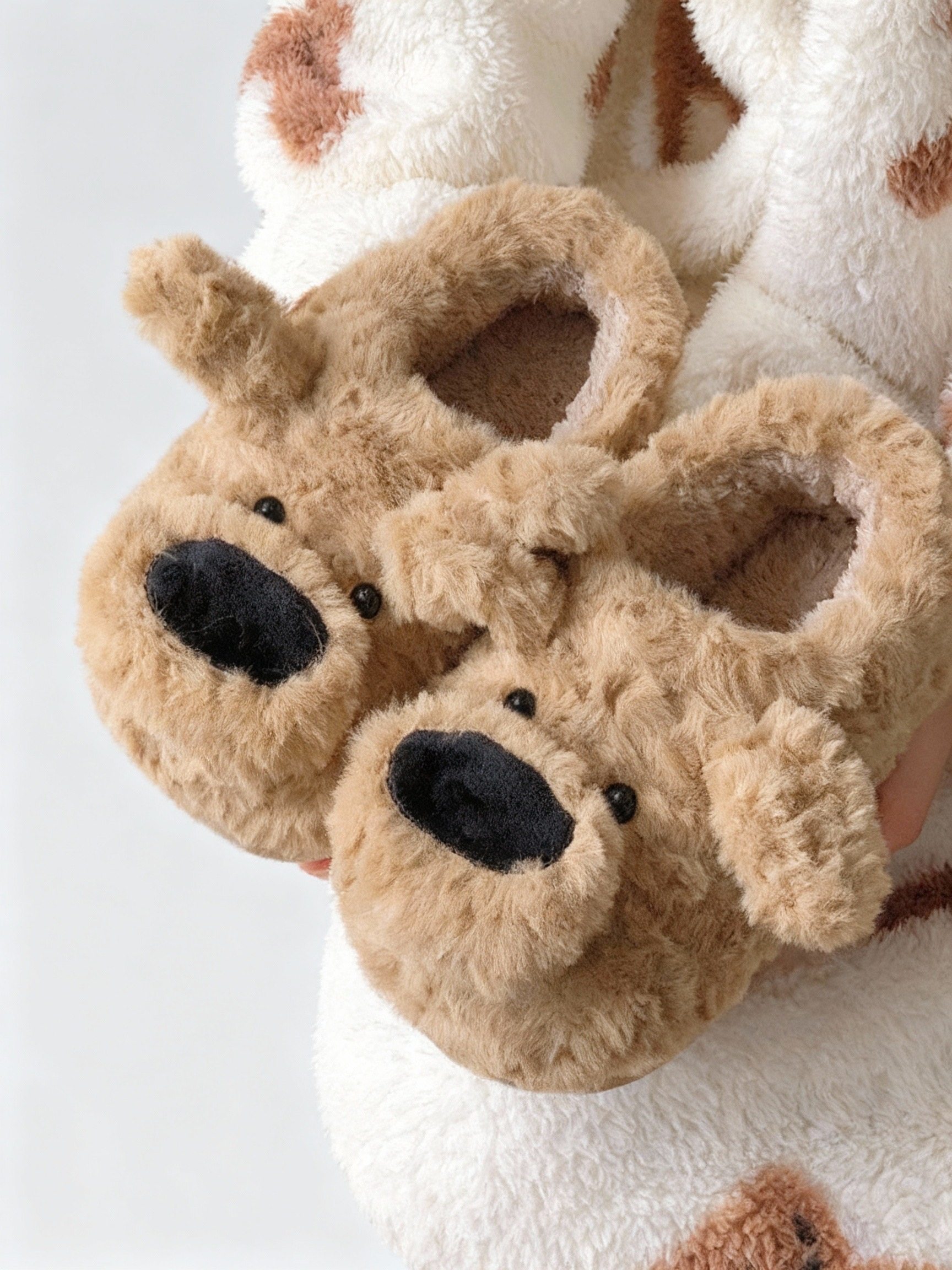 新款可爱憨憨大鼻狗棉拖鞋男女情侣冬季外穿网红防滑室内保暖棉鞋,居家布艺,居家棉拖/棉鞋,淘宝优惠券,粉丝福利购,淘宝优惠卷