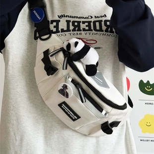 斜挎包男日系工装 休闲百搭骑行单肩胸包潮背包 风运动腰包新款