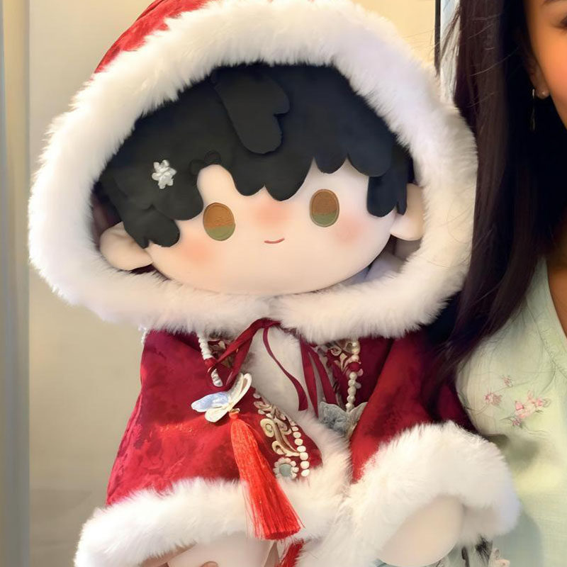 现货40cm厘米娃衣古风刺绣斗篷棉花娃娃衣服无属性玩偶拜年服替换,模玩/动漫/周边/娃圈三坑/桌游,棉花娃娃/毛绒玩具娃衣,淘宝优惠券,粉丝福利购,淘宝优惠卷