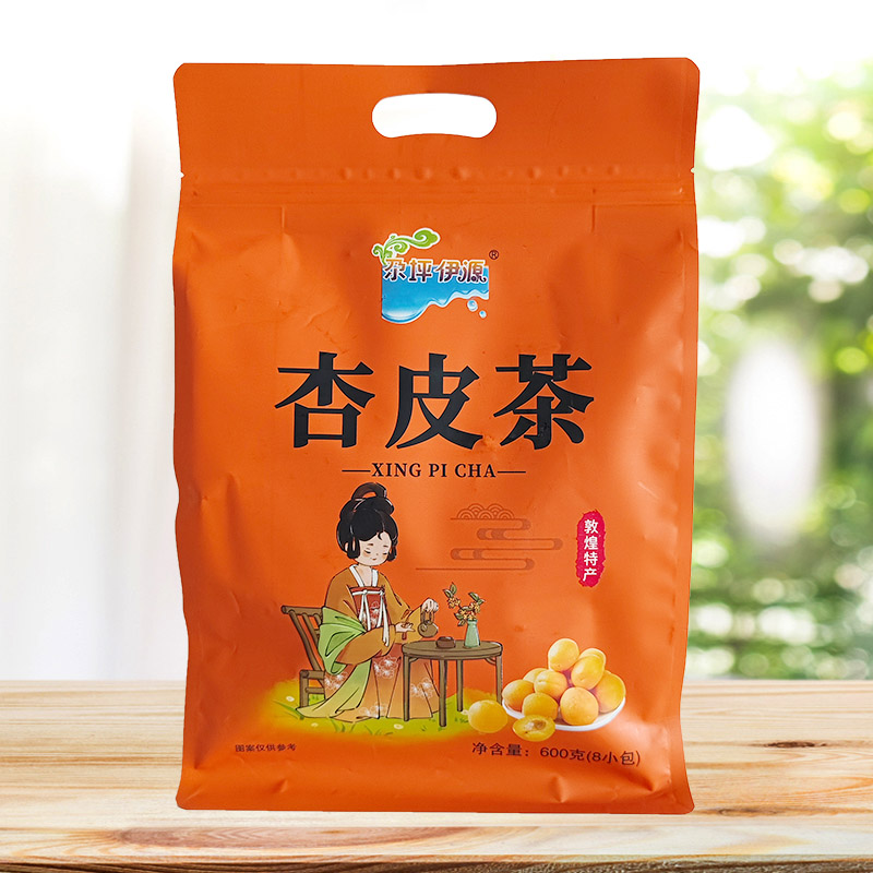 尕坪伊源杏皮茶600g独立装（8小袋）冲泡煮茶敦煌旅游特产