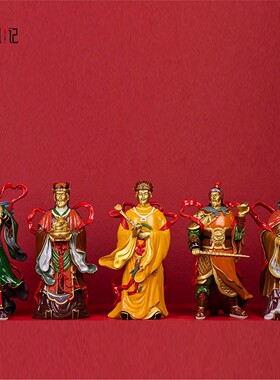 箐铜记五路财神全铜摆件家居装饰品客厅玄关新店开业乔迁新居招财