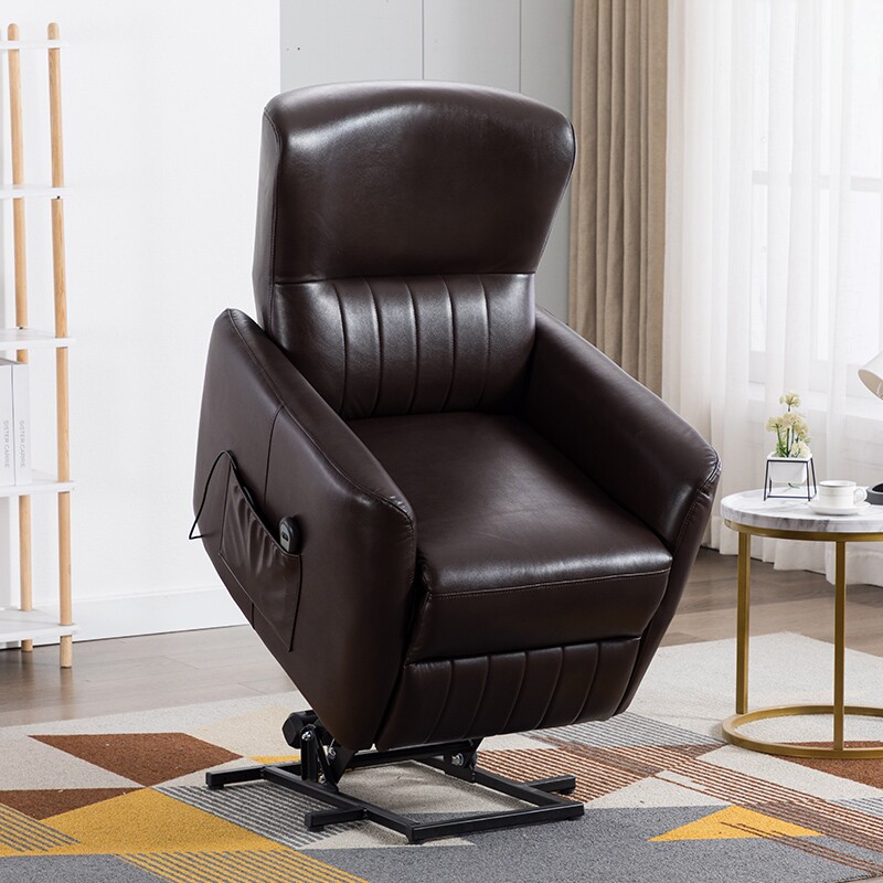 老人助站助立助起躺椅电动升降多功能真皮布艺单人头等太空舱沙发