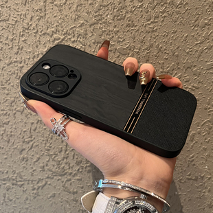 适用苹果17ProMax手机壳新款 iPhone16木纹高级感15promax镜头全包14硅胶防摔13超薄xsmax网红12保护套男女11