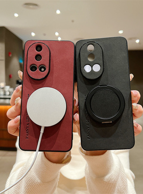 适用华为nova12pro手机壳新款12ultra硅胶nove11防摔9套i10高级感nova活力版se端8女6/7小羊八皮旋转支架