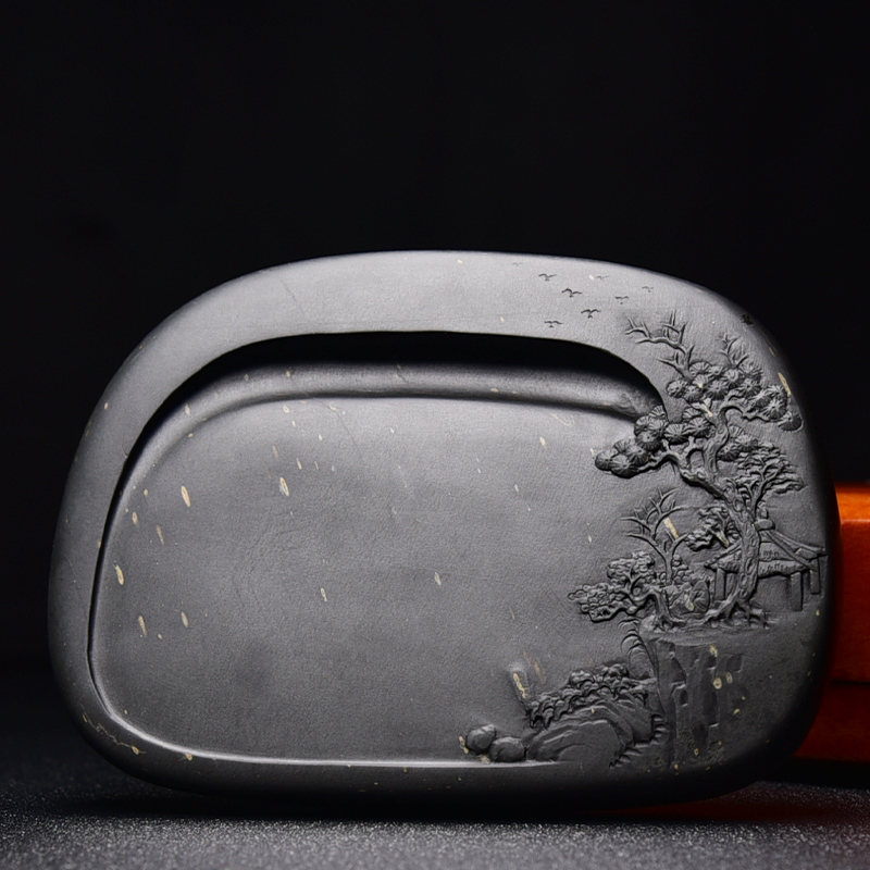 金星坑金星原石老坑歙砚