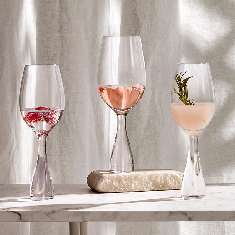 土耳其Nude进口Wine Party欢颂酒杯水晶红酒杯白葡萄香槟杯礼盒装