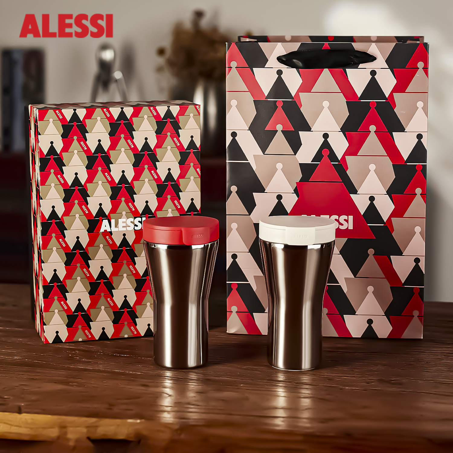 意大利进口艾烈希不锈钢保温杯