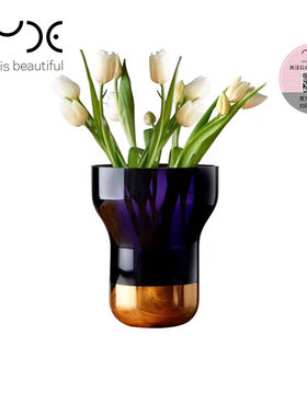 土耳其进口Nude Contour康图水晶玻璃花瓶简约客厅创意家居干花器