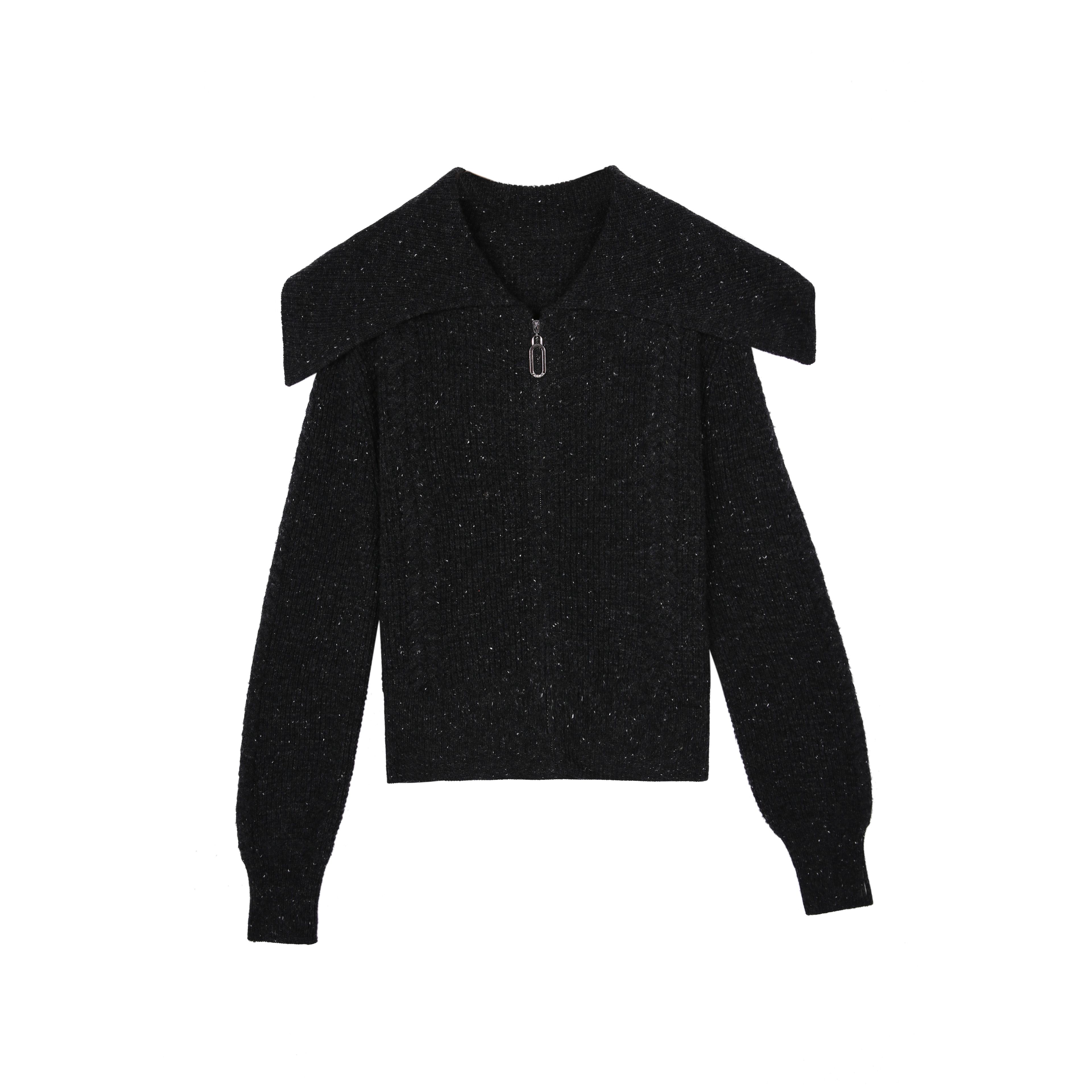 辰大嗓严选】2025新款设计款高端百搭气质显瘦针织衫25-160-T038