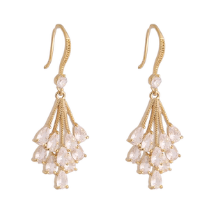 2025年新款耳坠女高级感秋冬时尚挂钩式耳环气质简约通勤超仙耳饰