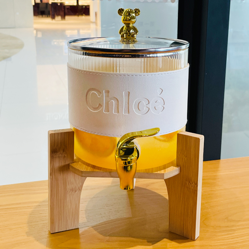 水果茶桶商用自助桶带皮套