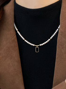新款珍珠项链时尚大方百搭女简约