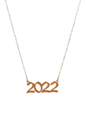 年份数字项链2026年新款女高级设计感轻奢小众网红不掉色锁骨链