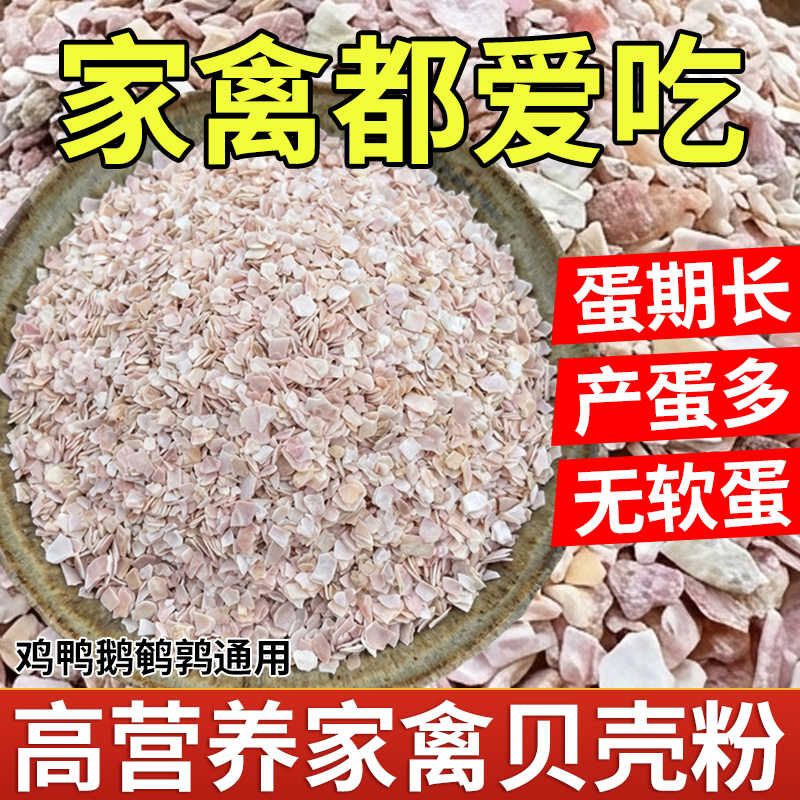 贝壳粉牡蛎粉鸡鸭鹅补钙鹌鹑鸽子补钙产蛋防软壳养花啄蛋喂芦丁鸡