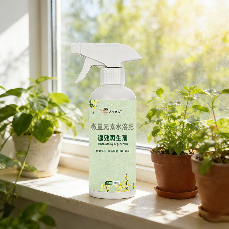 家用花卉植物速效再生剂微量元素水溶肥300ml促进生长防黄叶肥料